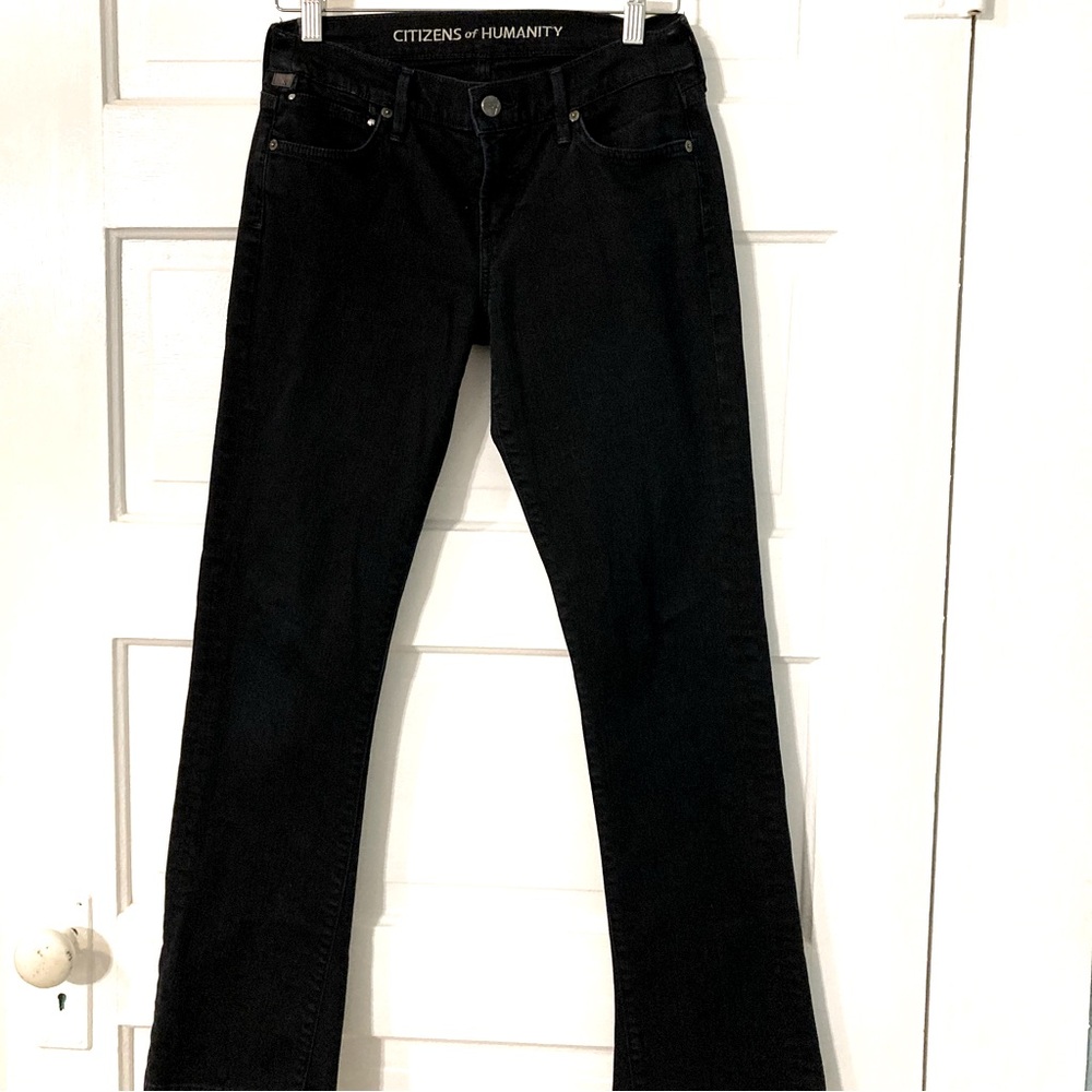 Citizens of Humanity by Jerome Dahan Black Straight Leg Jean | Size 27